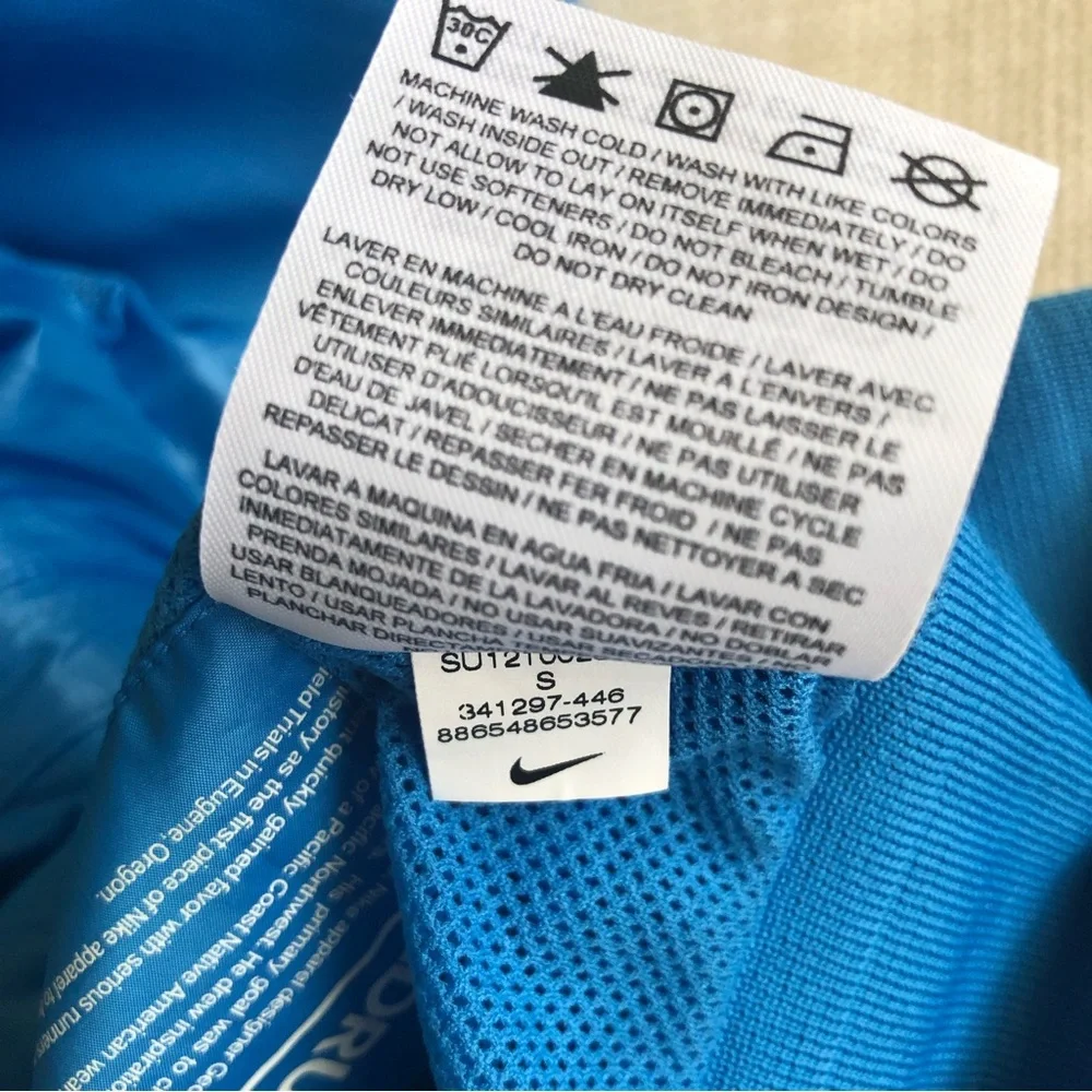 Nike Windrunner windbreaker jacket blue women’s retro 1978 size S small - Picture 11 of 14